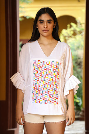 THE BUTTERFLY SUMMER BLOUSE