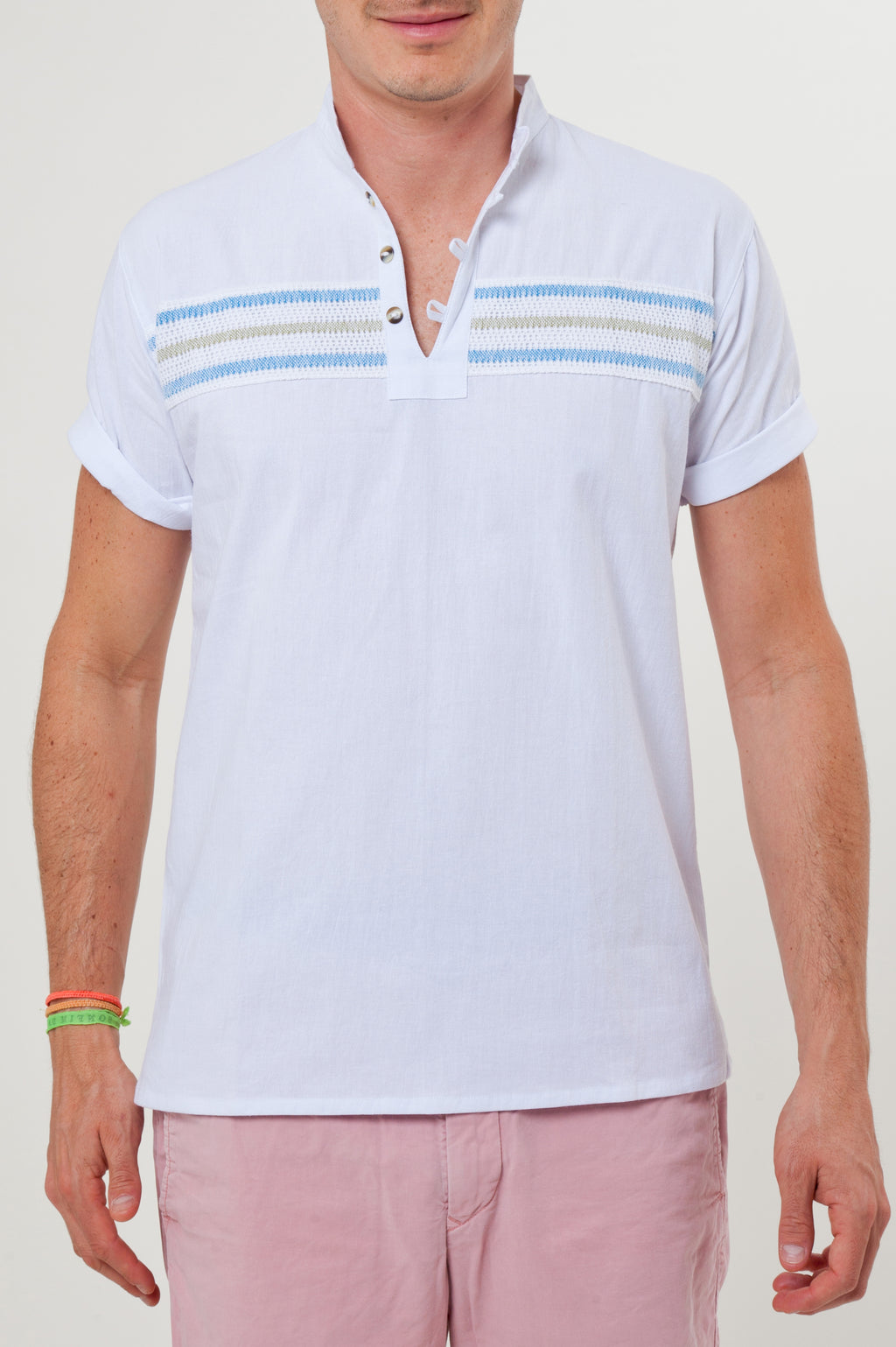 THE GREEN STRIPE SUMMER SHIRT
